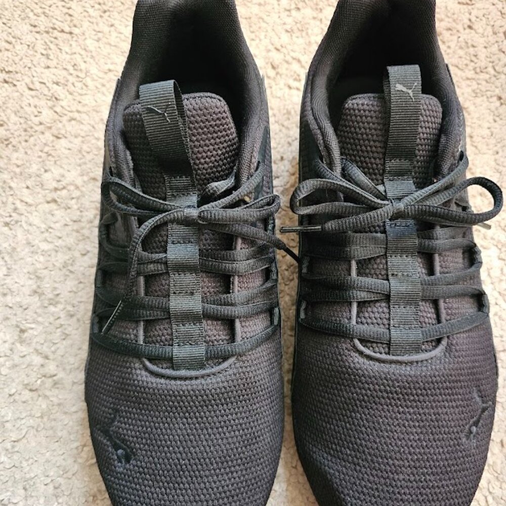 Puma All-Black Sneakers – Men’s 11 | Excellent Condition